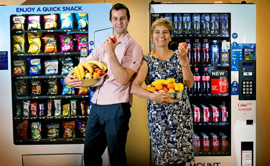 Healthy vending machines at Joondalup Health Campus